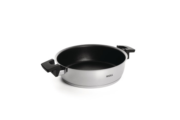 Bratentopf WOLL CONCEPT in grau aus Edelstahl