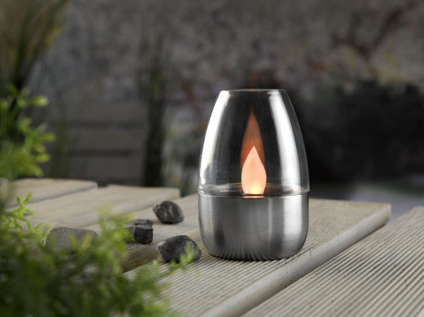 LED Solartischleuchte Candle (BHT 6,1x8,8x6,1 cm)