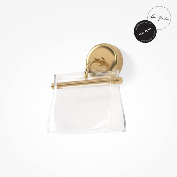 Wandleuchte CABARET in messingfarben aus Metall