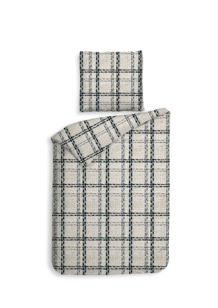 Bettwäsche ENIO in mehrfarbig aus Baumwolle