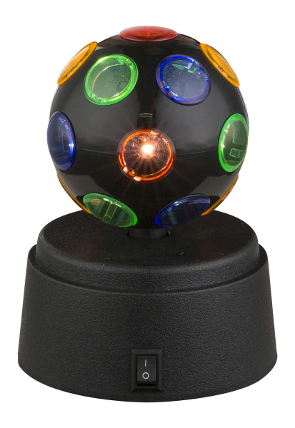 Tischleuchte DISCO in schwarz aus Kunststoff