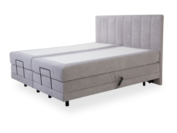 Boxspringbett ELASTOFORM OSMARO in ecru aus Stoff