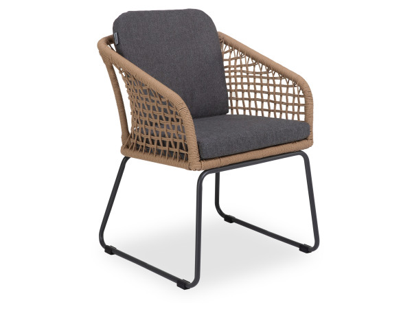 Gartenstuhl SANSIBAR SKOVBY in anthrazit