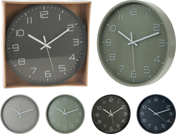 Wanduhr aus Kunststoff