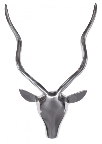 Wandobjekt GEWEIH in silberfarben aus Aluminium
