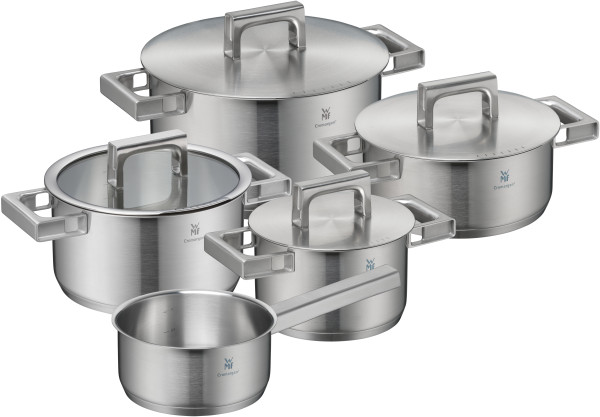 Kochtopf-Set WMF ULTIMATE COOL+ in silberfarben aus Metall