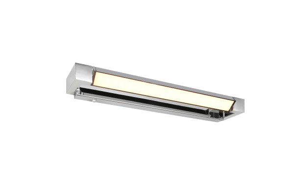 Wandleuchte FABRIZIO in chromfarben aus Aluminium