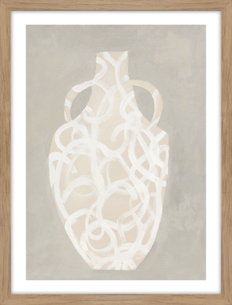Kunstdruck CLAY COVERED in mehrfarbig