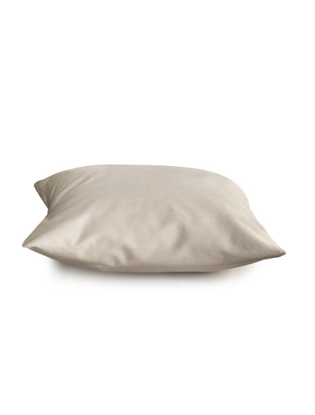 Kissenbezug PARIS Satin in beige aus Baumwolle