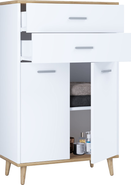 Seitenschrank LANDOS in Eiche aus Dekor