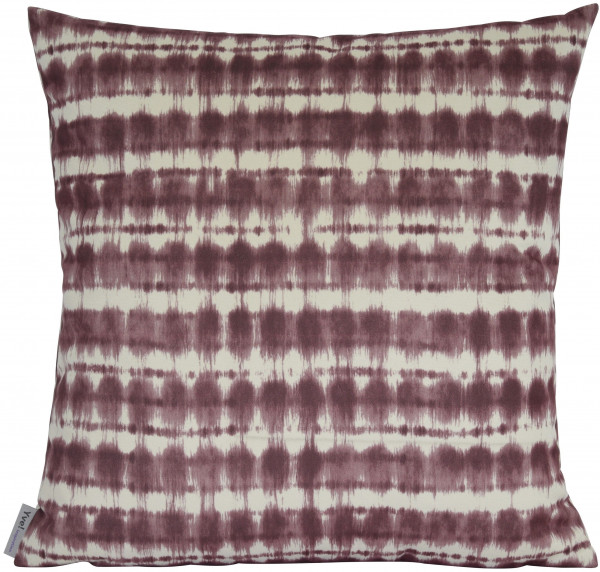 Kissen INGRID IKAT brombeer