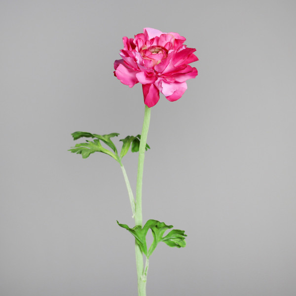 Kunstblume RANUNKEL in pink aus Kunststoff