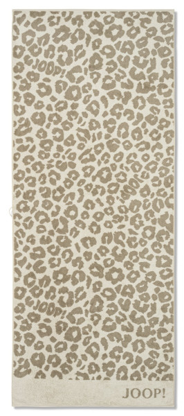 Saunatuch JOOP! LEO in creme aus Baumwolle