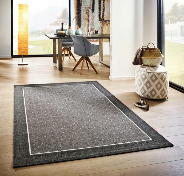 Teppich NEW BRETAGNE in grau aus Polypropylen