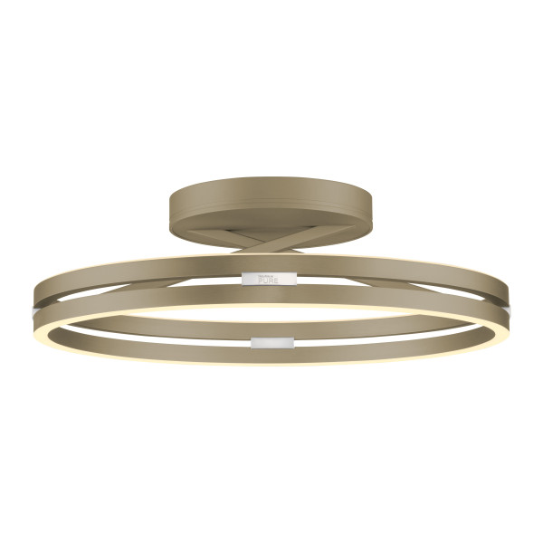 Deckenleuchte PURE LOOP in bronzefarben aus Metall
