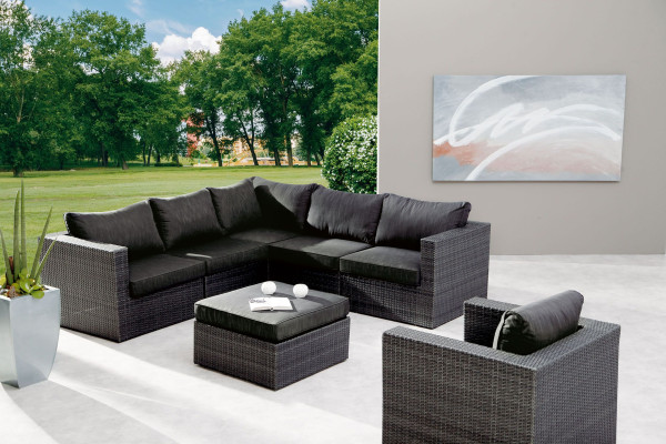 Lounge-Set Aruba anthrazit