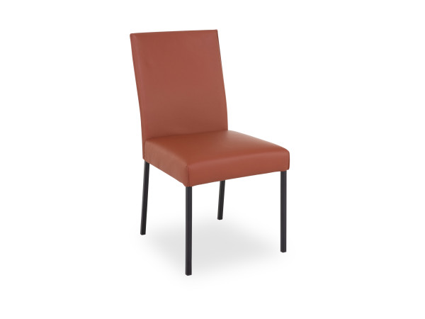 Stuhl ROLF BENZ 652 in braun aus Leder