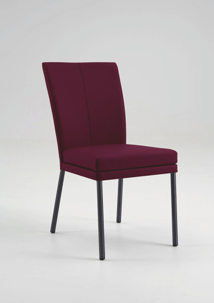 Polsterstuhl COLORADO in  Nirvana rot