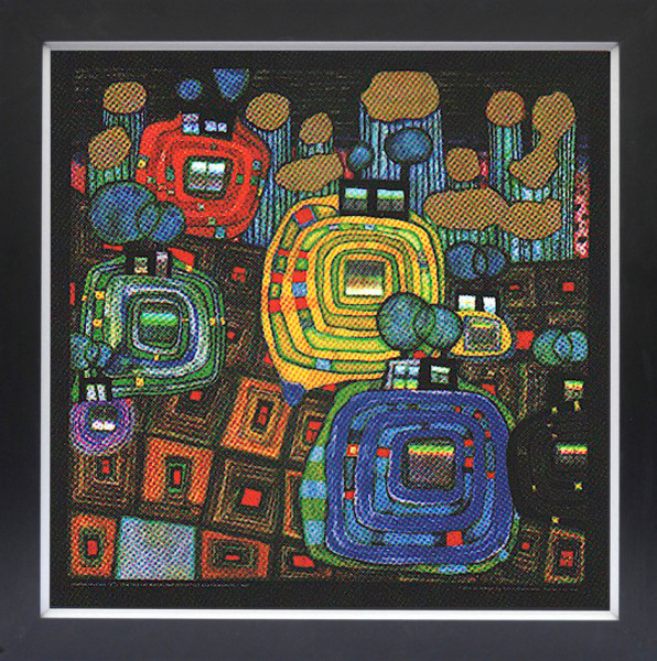 Kunstdruck HUNDERTWASSER