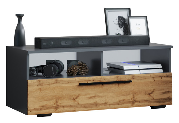 Lowboard ARILA in  Anthrazit aus Dekor