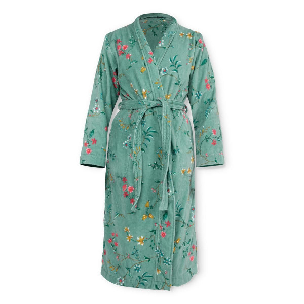 Bademantel PIP STUDIO Velour LES FLEURS aus Baumwolle