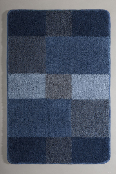 Badteppich JOANA in blau aus Polyacryl