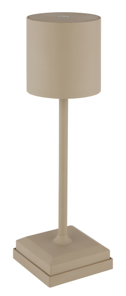 Tischleuchte DIXON in sand aus Kunststoff