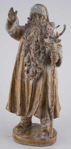 Nikolaus in beige aus Keramik