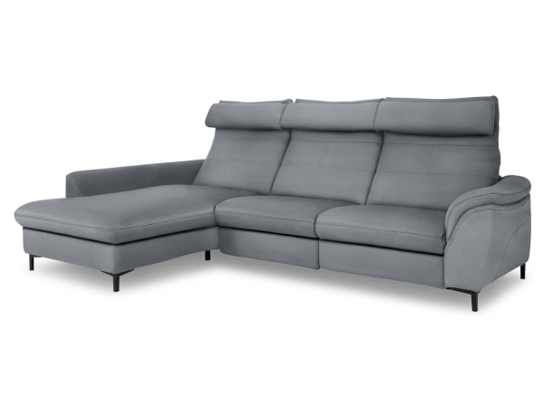 Polsterecke MONDO BAVERO in platin 11109 aus Leder