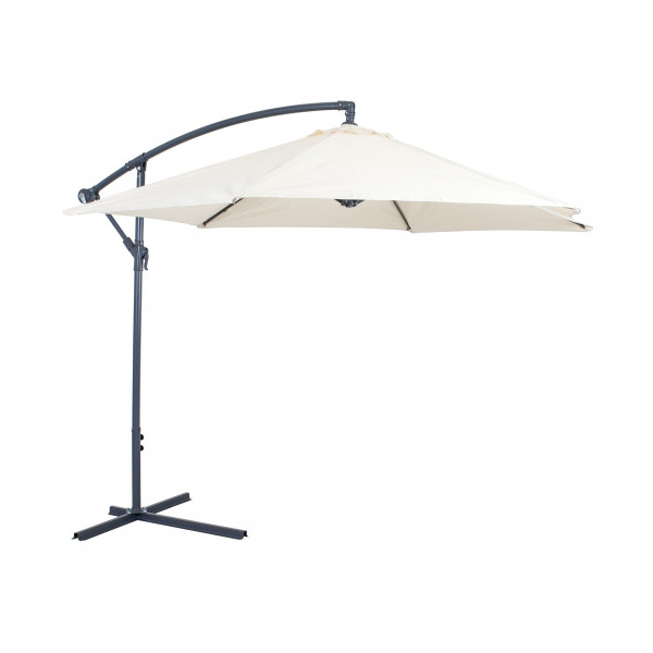 Ampelschirm greemotion Shadow in beige aus Stahl