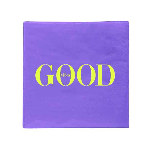 Servietten DESIGN@HOME GOOD VIBES