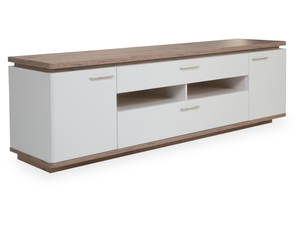 Lowboard MINATO in weiß aus Dekor