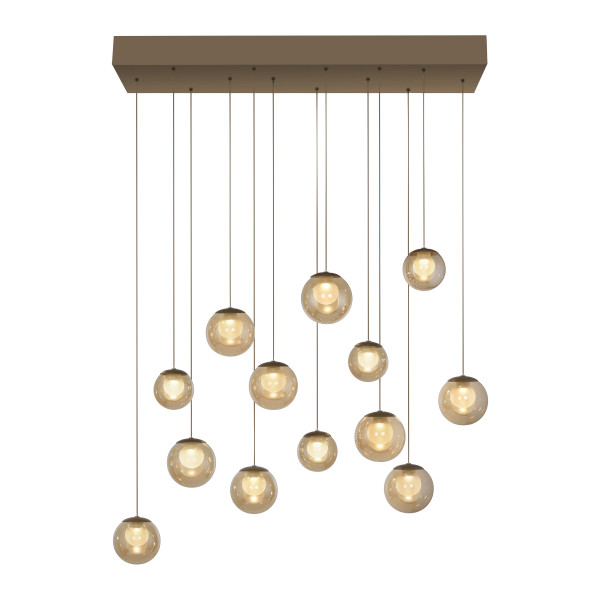 Pendelleuchte PURE POPUP in bronzefarben