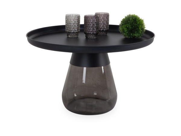 Couchtisch DROP in schwarz aus Polycarbonat