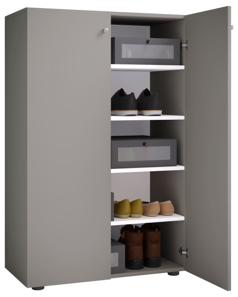 Schuhschrank LONA in grau aus Dekor