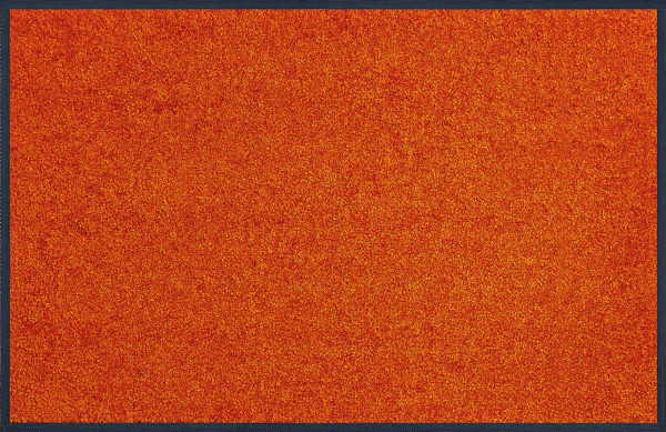 Fußmatte Trend-Colour Burnt in orange aus Polyamid