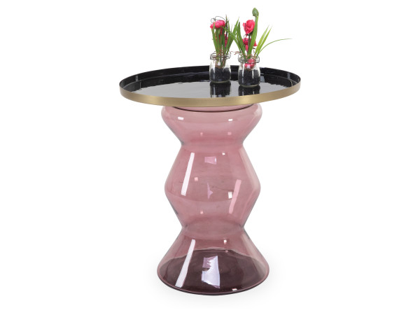 Beistelltisch HARPER CELA in creme aus Eisen