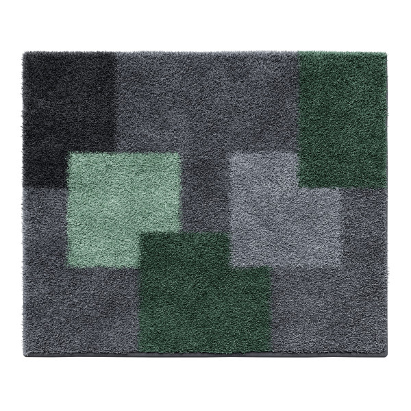 Badematte RUBIC in grün aus Polyacryl