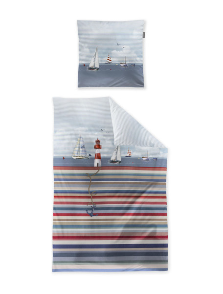 Bettwäsche WAVE Satin aus Baumwolle