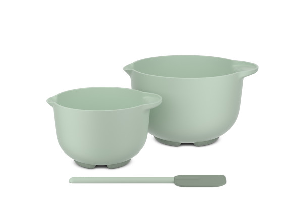 Rührschüssel-Set ELLIPSE in lindgrün aus Kunststoff