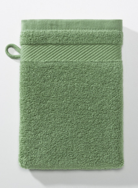 Waschhandschuh grün