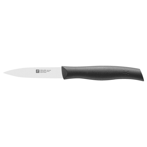 Spick- Garniermesser TWIN GRIP in schwarz aus Edelstahl