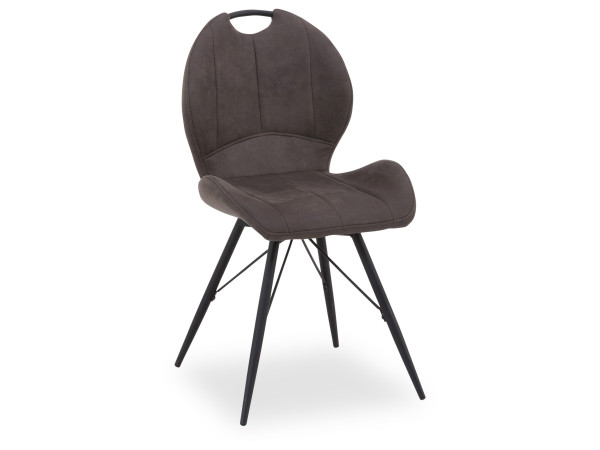 Polsterstuhl AURELIA in Vintage anthrazit