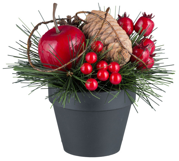 Zapfen und Beeren Arrangement