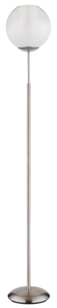 Stehleuchte BARRY in Nickel aus Metall