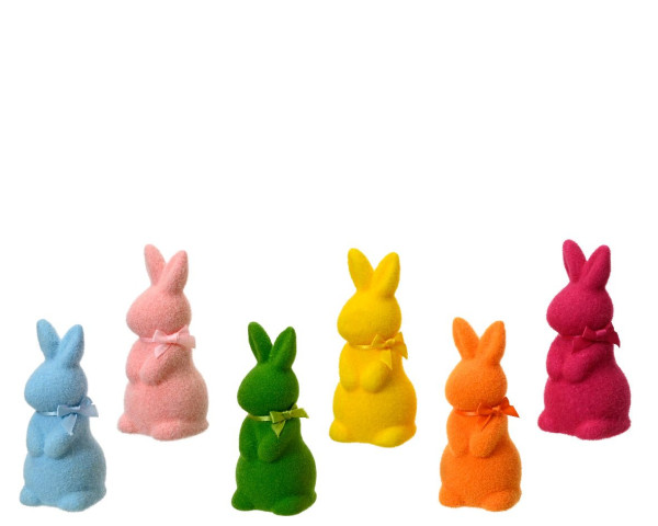 Hase in mehrfarbig aus Kunststoff