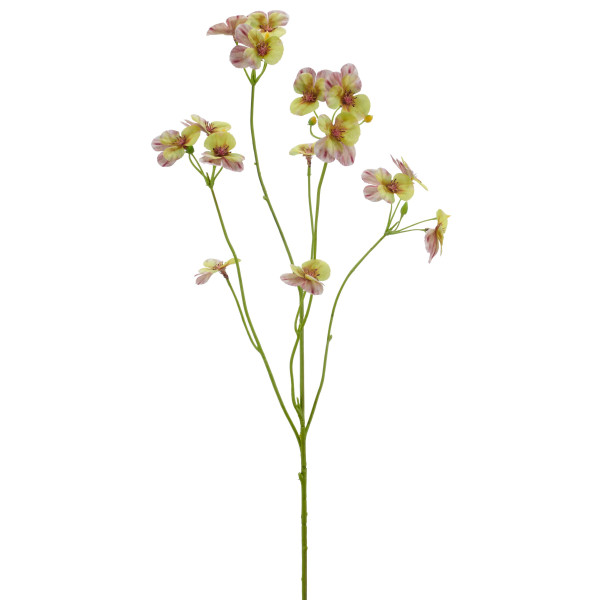 Kunstblume Stiefmütterchen in grün aus Kunststoff