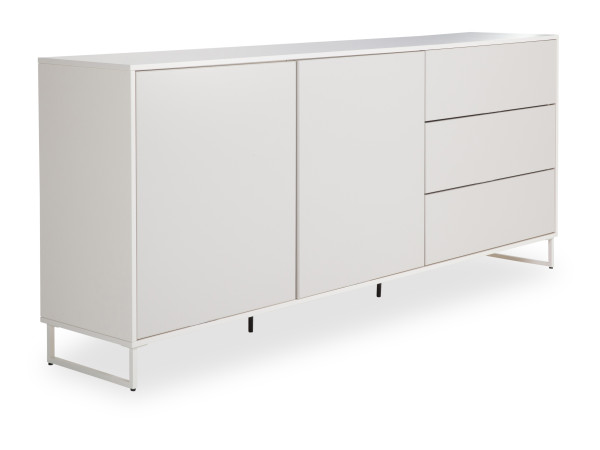 Sideboard MONDO DIAMO in wollweiss aus Lack