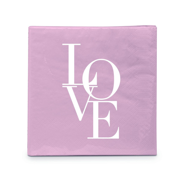 Servietten DESIGN@HOME LOVE