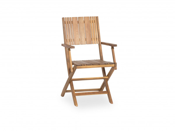 Gartenstuhl SIENA GARDEN Falun in beige aus Holz